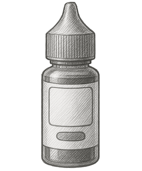 E-juice flaska illustration
