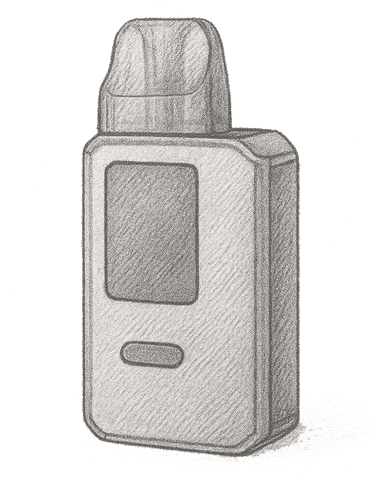 Vape pod startkit illustration