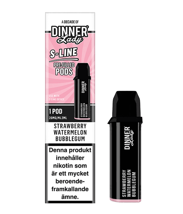 Dinner Lady Pod Strawberry Watermelon Bubblegum