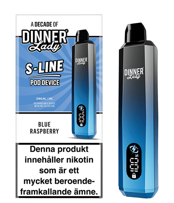 Dinner Lady Pod Kit Blue Raspberry