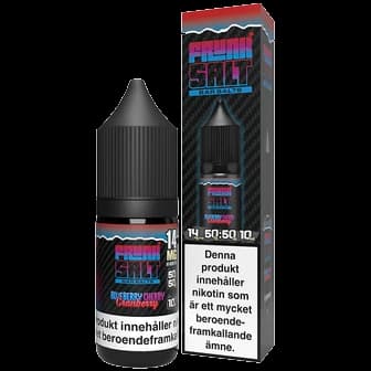 Frunk Salt Blueberry Cherry Cranberry 14mg – flaska och förpackning