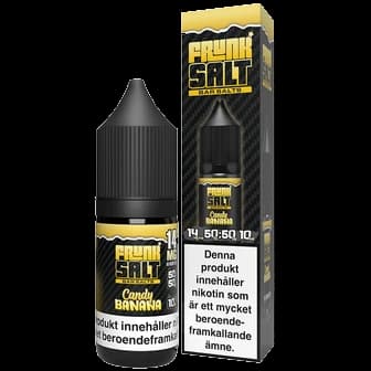 Frunk Salt Candy Banana 14mg – flaska och förpackning