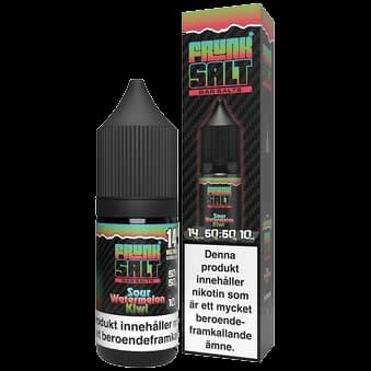 Frunk Salt Sour Watermelon Kiwi 14mg – flaska och förpackning
