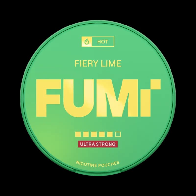 Fumi Fiery Lime 15mg, produktbild framifrån