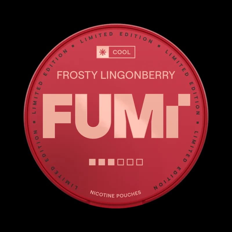 Fumi Frosty Lingonberry 8mg, produktbild framifrån