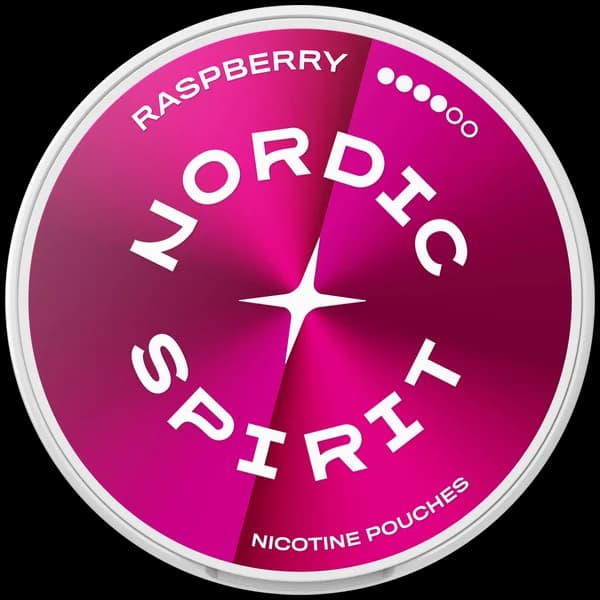Nordic Spirit Raspberry X-Strong 10,5mg – dosa framifrån