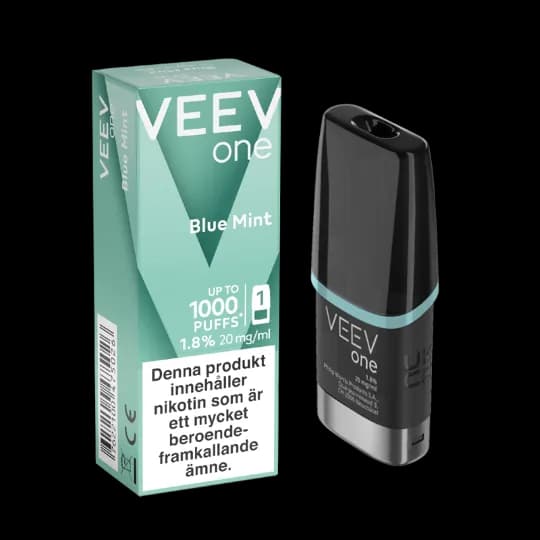 Veev ONE Pod Blue Mint 20mg – pod och förpackning