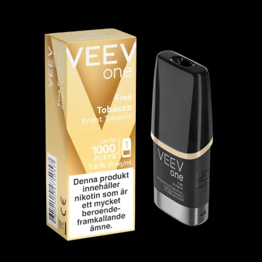 Veev ONE Pod Fine Tobacco 18mg – pod och förpackning