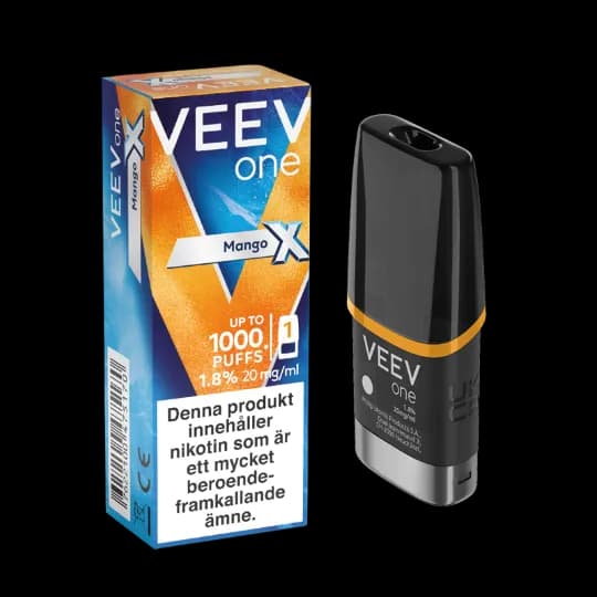 Veev ONE Pod Mango Extra Line 20mg – pod och förpackning